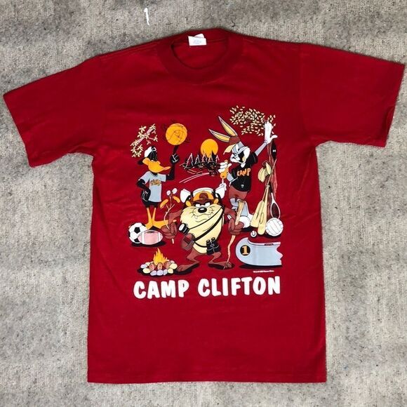 Vintage 1990’s Looney Tunes “Camp Clifton” T-Shirt | Small - Picture 1 of 5